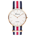 Hot Sale Nylon strap Style Quartz Women Watch Top Brand Watches Fashion Casual Fashion Wrist Watch Relojes